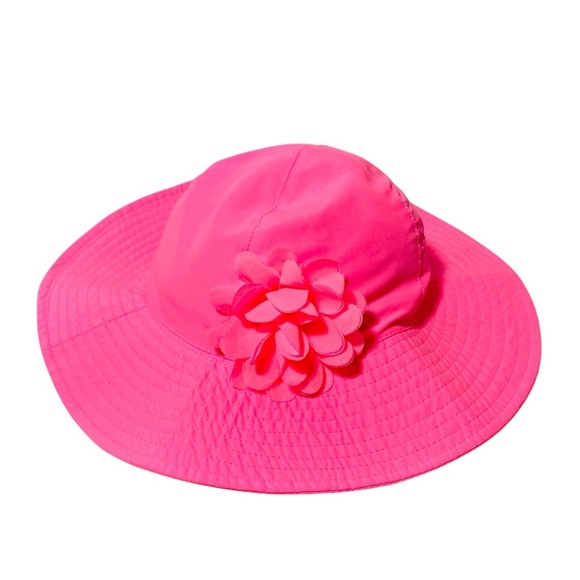 Carter's Bright Pink Girl's Toddler Sun Hat NWOT Sz-2-4T - Picture 1 of 3